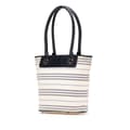 Pikkukuva 2 / 10: Pre-owned Burberry Stripes Canvas Shoulder Bag White