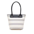Pikkukuva 1 / 10: Pre-owned Burberry Stripes Canvas Shoulder Bag White