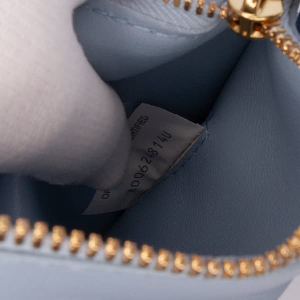Pre-owned Bottega Veneta Small Nappa and Canvas Intrecciato Solstice Shoulder Bag Blue