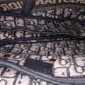 Miniatyrbilde 4 av 10: Pre-owned Dior Oblique Canvas Embroidered Saddle Bag Blue