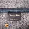 Miniatyrbilde 5 av 10: Pre-owned Dior Oblique Embroidered Denim Saddle Bag Blue
