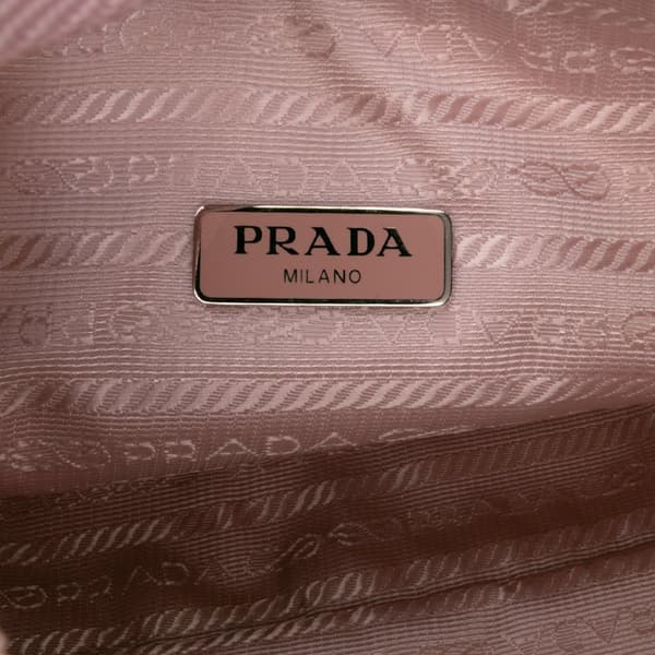 Pre-owned Prada Mini Re Nylon Re Edition 2000 Shoulder Bag Pink