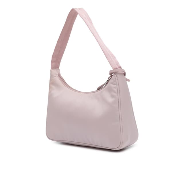 Pre-owned Prada Mini Re Nylon Re Edition 2000 Shoulder Bag Pink