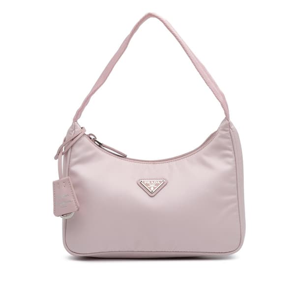 Pre-owned Prada Mini Re Nylon Re Edition 2000 Shoulder Bag Pink