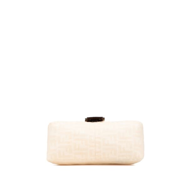Pre-owned Fendi Zucca Canvas Mamma Forever Brown