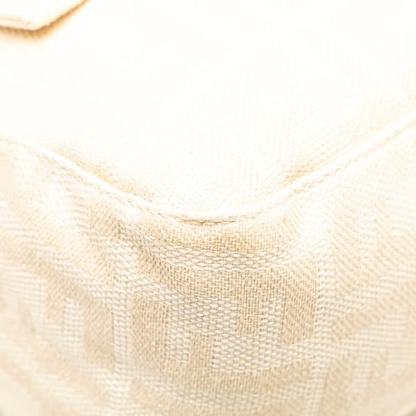 Pre-owned Fendi Zucca Canvas Mamma Forever Brown
