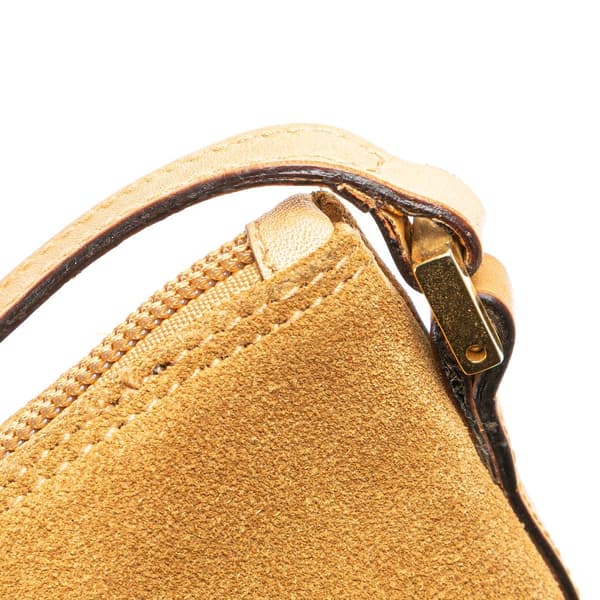 Pre-owned Gucci Suede Boat Brown