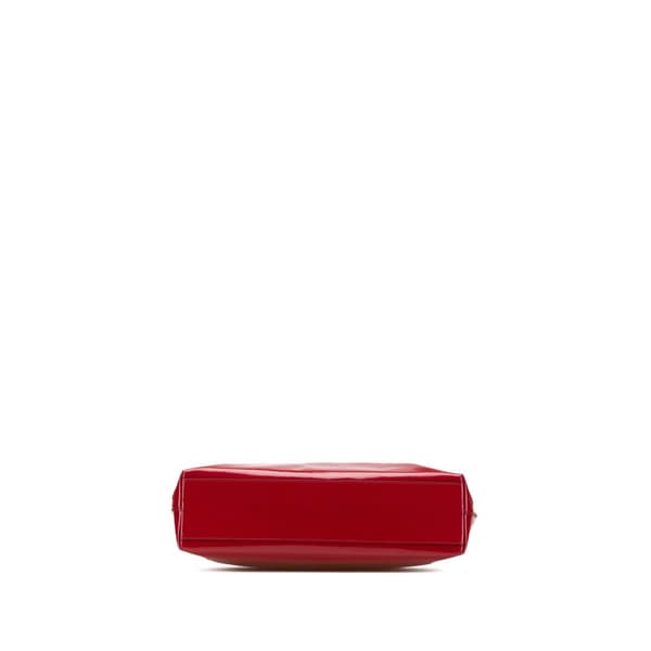 Pre-owned Prada Patent Leather Shoulder Bag Red