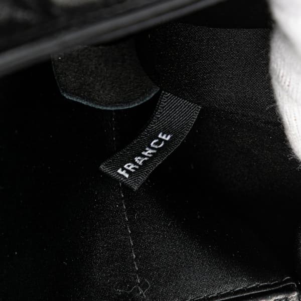 Pre-owned Chanel Chocolate Bar Lambskin East West Flap Black