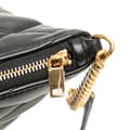Miniatyrbillede 10 af 10: Pre-owned Saint Laurent Mini Quilted Lambskin Sade Shoulder Bag Black