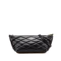 Miniatyrbillede 1 af 10: Pre-owned Saint Laurent Mini Quilted Lambskin Sade Shoulder Bag Black