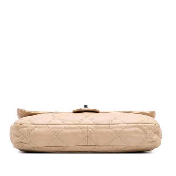 Pre-owned Chanel Quilted Lambskin Ultimate Stitch Flap Brown