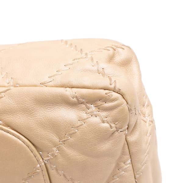 Pre-owned Chanel Quilted Lambskin Ultimate Stitch Flap Brown