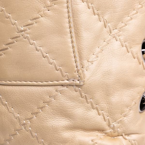 Pre-owned Chanel Quilted Lambskin Ultimate Stitch Flap Brown