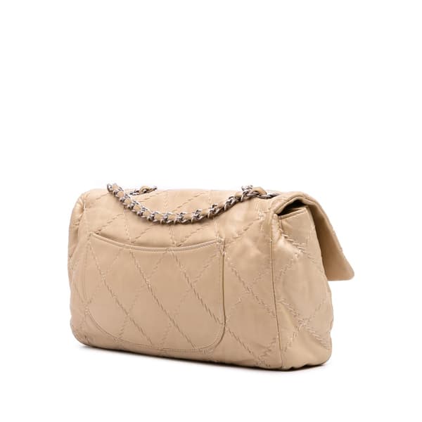 Pre-owned Chanel Quilted Lambskin Ultimate Stitch Flap Brown
