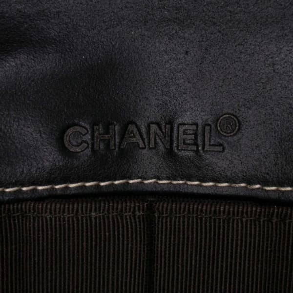 Pre-owned Chanel CC Chocolate Bar Denim East West Flap Blue