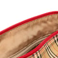 Miniatyrbild 7 av 10: Pre-owned Burberry Haymarket Check Canvas Shoulder Bag Brown
