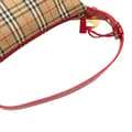 Miniatyrbild 8 av 10: Pre-owned Burberry Haymarket Check Canvas Shoulder Bag Brown