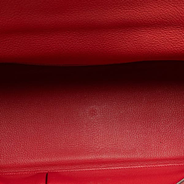 Pre-owned Hermès Togo JPG Shoulder Kelly II 42 Red