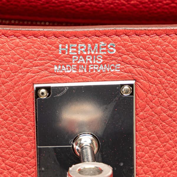 Pre-owned Hermès Togo JPG Shoulder Kelly II 42 Red