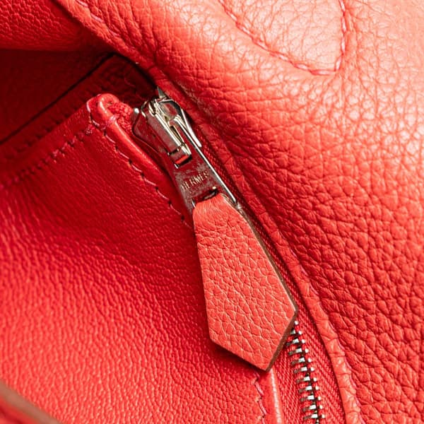 Pre-owned Hermès Togo JPG Shoulder Kelly II 42 Red