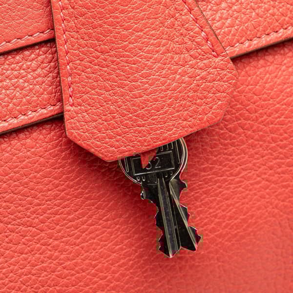 Pre-owned Hermès Togo JPG Shoulder Kelly II 42 Red