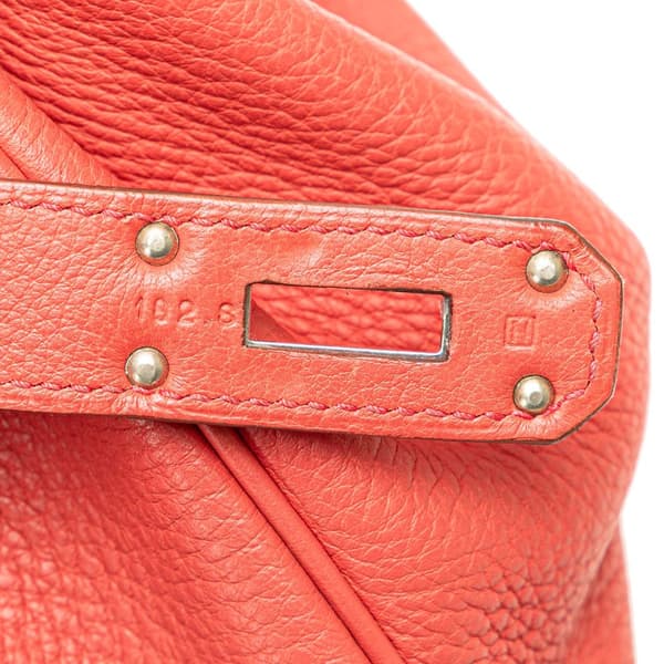 Pre-owned Hermès Togo JPG Shoulder Kelly II 42 Red