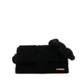 Miniatyrbillede 1 af 10: Pre-owned Jacquemus Shearling Le Bambidou Shoulder Bag Black