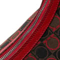 Miniatyrbilde 10 av 10: Pre-owned Ferragamo Gancini Canvas Shoulder Bag Brown