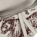 Pikkukuva 5 / 10: Pre-owned Dior Embroidered Calfskin Toile De Jouy Saddle Bag White