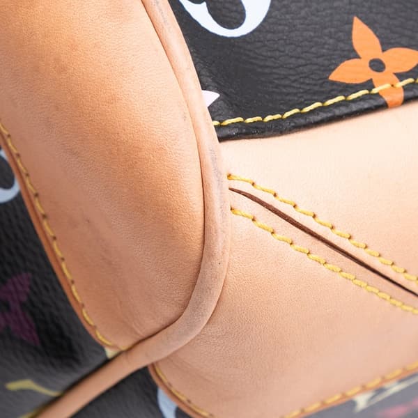 Pre-owned Louis Vuitton Monogram Multicolore Claudia Black
