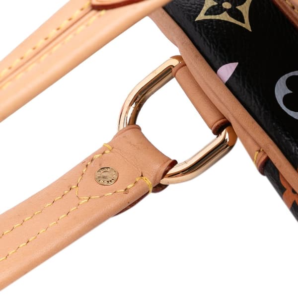 Pre-owned Louis Vuitton Monogram Multicolore Claudia Black
