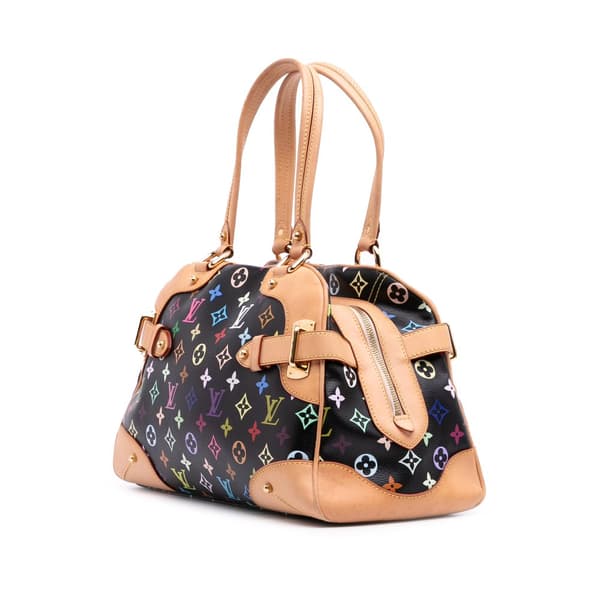Pre-owned Louis Vuitton Monogram Multicolore Claudia Black