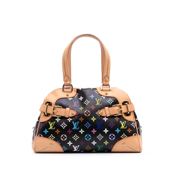 Pre-owned Louis Vuitton Monogram Multicolore Claudia Black