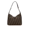 Pikkukuva 1 / 10: Pre-owned Fendi Zucca Canvas Shoulder Bag Brown
