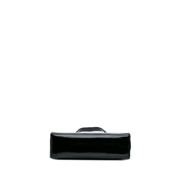 Pre-owned Dior Patent Shoulder Bag Black