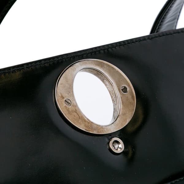 Pre-owned Dior Patent Shoulder Bag Black