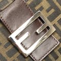 Pikkukuva 7 / 9: Pre-owned Fendi Zucca Canvas Double Flap Shoulder Bag Brown