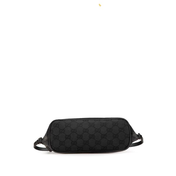 Pre-owned Gucci GG Canvas Boat Black
