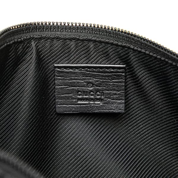 Pre-owned Gucci GG Canvas Boat Black