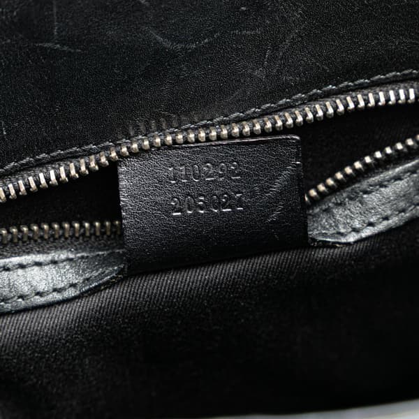 Pre-owned Gucci GG Canvas Shoulder Bag Black