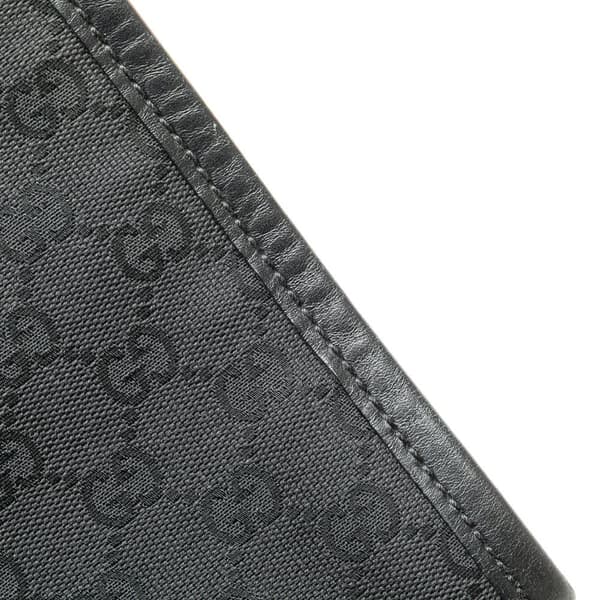 Pre-owned Gucci GG Canvas Shoulder Bag Black