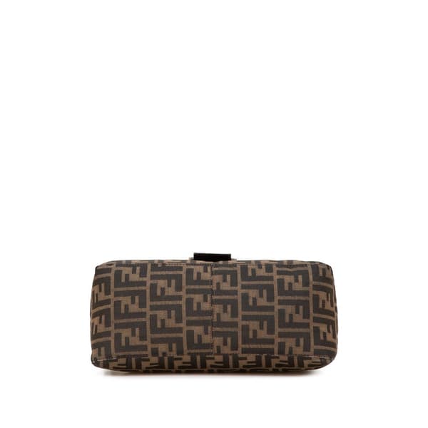 Pre-owned Fendi Zucca Canvas Mamma Forever Brown