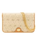 Miniatyrbilde 1 av 10: Pre-owned Dior Honeycomb Coated Canvas Chain Shoulder Bag Brown