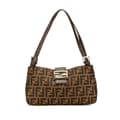 Pikkukuva 1 / 9: Pre-owned Fendi Zucca Canvas Shoulder Bag Brown