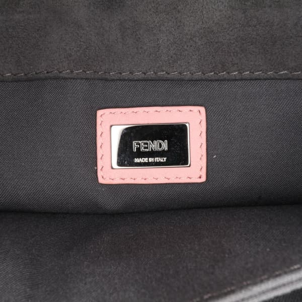 Pre-owned Fendi Calfskin 3Baguette Shoulder Bag Pink