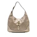 Miniatyrbilde 1 av 10: Pre-owned Gucci Diamante Leather Jackie O Bouvier Shoulder Bag Gold