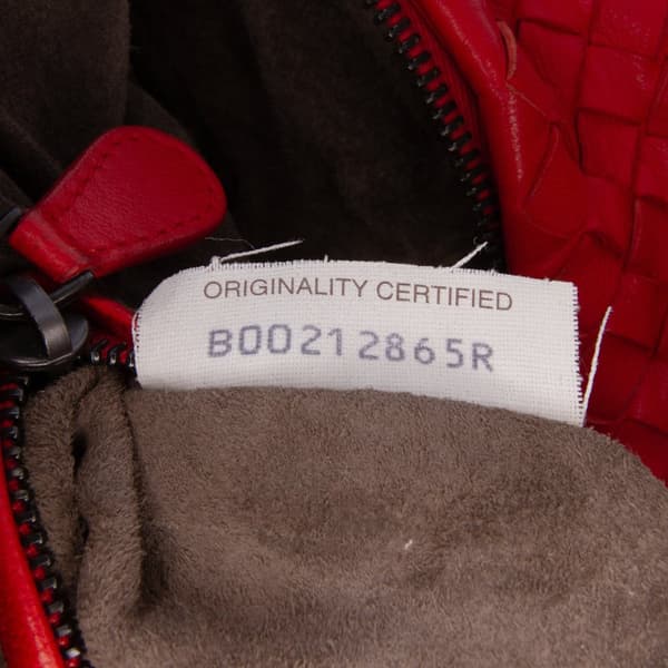Pre-owned Bottega Veneta Nappa Intrecciato Cube Shoulder Bag Red