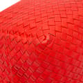 Miniatyrbild 8 av 9: Pre-owned Bottega Veneta Nappa Intrecciato Cube Shoulder Bag Red