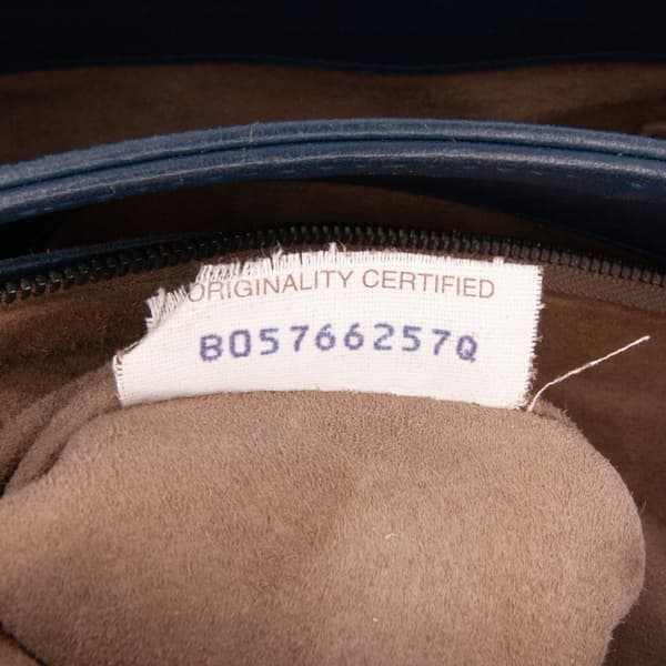 Pre-owned Bottega Veneta Medium Nappa Intrecciato Olimpia Shoulder Bag Blue
